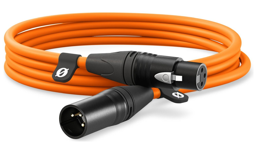 RØDE XLR-CABLE - Premium XLR Cable - 3m Orange - Image 1