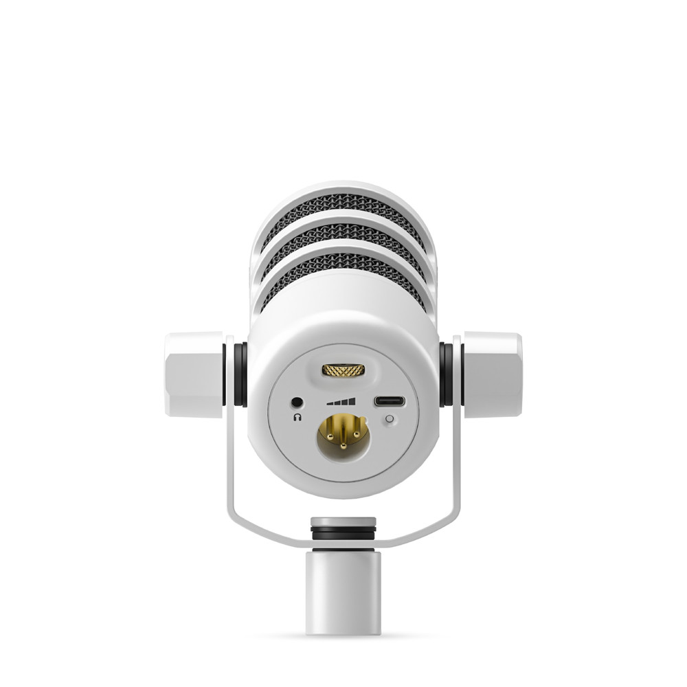 RODE PodMic USB - Ultra Versatile USB Dynamic Broadcast Microphone with XLR, White - Image 1