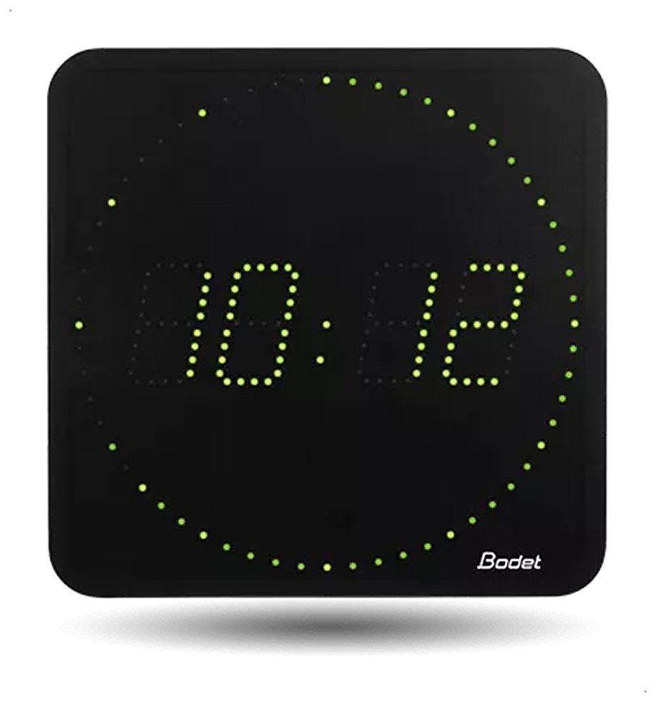 Bodet Style II 7E - HH:MM:SS, 7cm, NTP, PoE, Green LEDs - Image 1