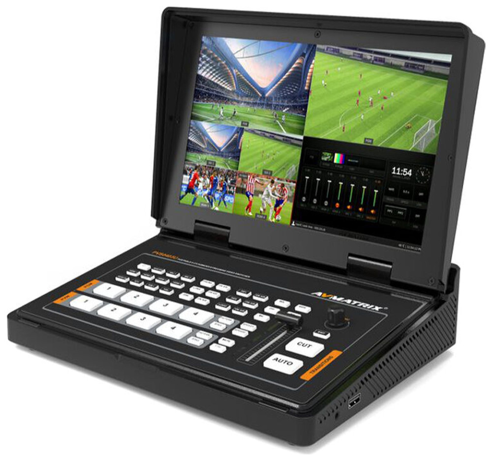 AVMATRIX PVS0403U Portable 4-Ch HDMI SDI Multi-format Streaming Video Switcher - Image 1