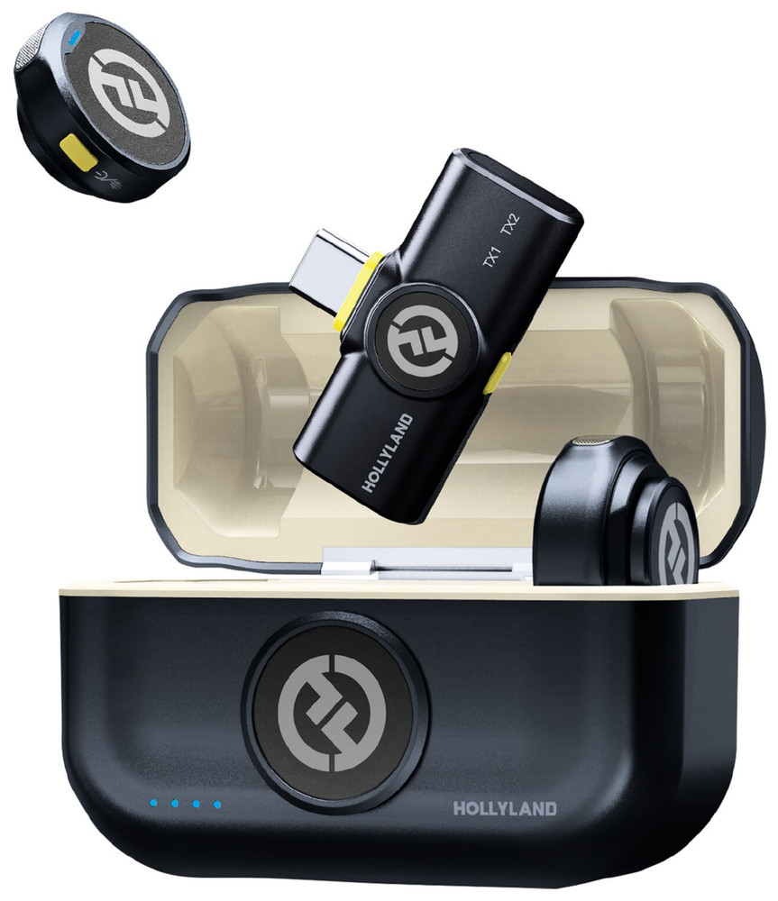 Hollyland Lark M2 - Mobile Duo Version with USB-C, Shine Charcoal - Image 1