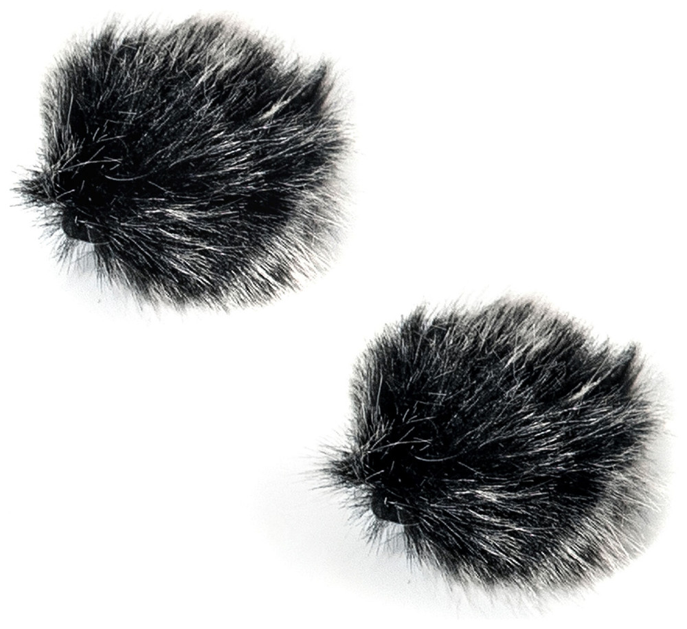 Hollyland Lark MAX - Furry Windshields (2 units), Black - Image 1