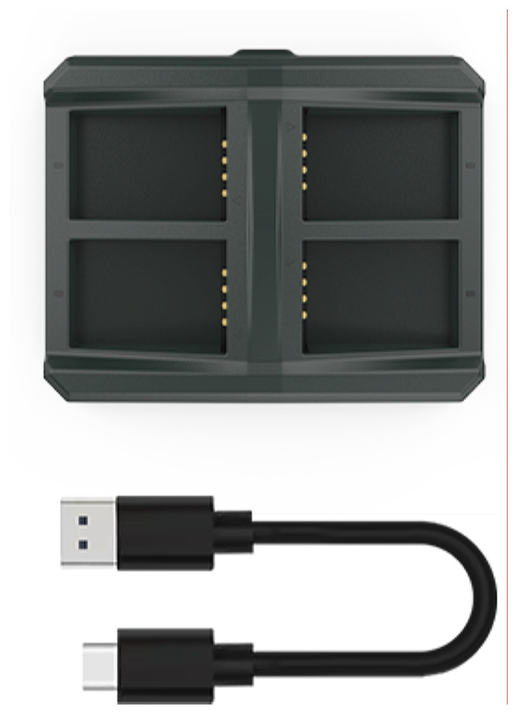 Hollyland Solidcom C1 - 4-Slot Battery Charging Case  - Image 1