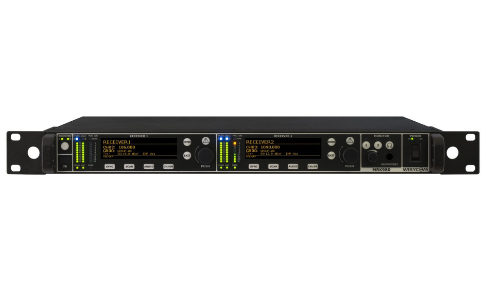 Wisycom MRK980 - 2 Channel Ultrawide band receiver - VHF/UHF (WSY-MRK980_EX0) - Image 1