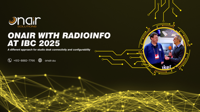 OnAir with RadioInfo at IBC 2025