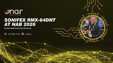 Sonifex RMX-64DNT Brings Practical Multi-Format Audio Monitoring to NAB 2026