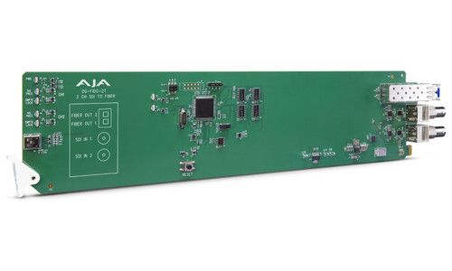 AJA 2-Channel 3G-SDI to Single Mode LC Fiber Transmitter - Image 1