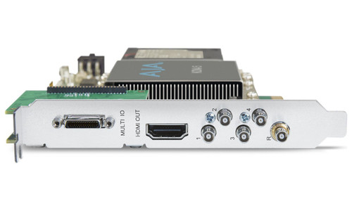 AJA KONA 12G-SDI I/O, 10-bit PCIe Card, HDMI 2.0 output (ATX power, no cable) - Image 1