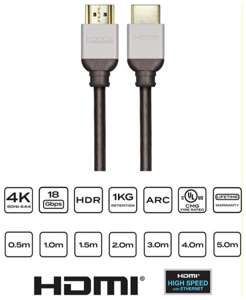 Kordz Lead - PRO3 HDMI - 1.5m - Image 1