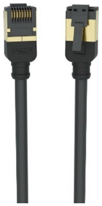 Kordz Lead - PRS CAT6A Slim - Black - 0.15m - Image 1