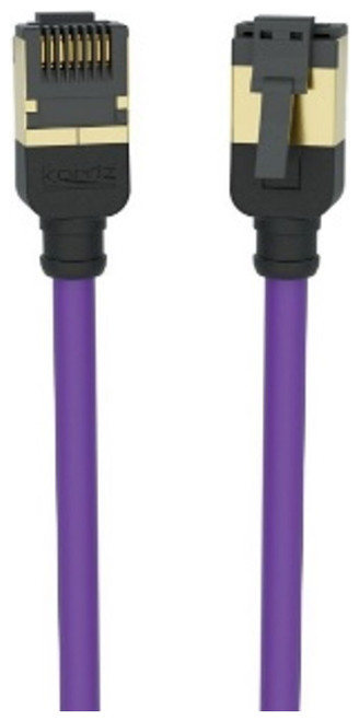 Kordz Lead - PRS CAT6A Slim - Purple - 1.0m - Image 1