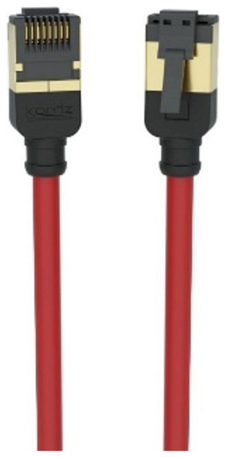 Kordz Lead - PRS CAT6A Slim - Red - 0.15m - Image 1