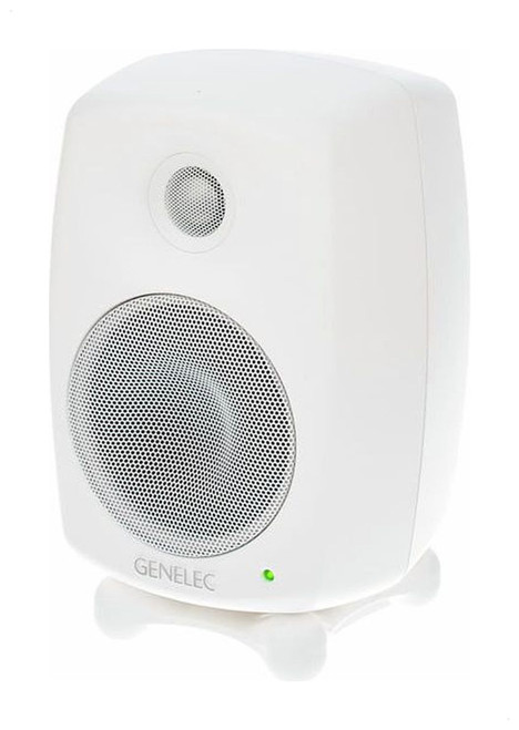 Genelec 8020D 4" Two-Way Active Nearfield Studio Monitor, White - Image 1
