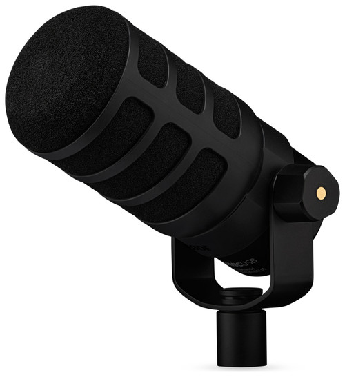 RODE PodMic USB - Ultra Versatile USB Dynamic Broadcast Microphone with XLR, Black - Image 1