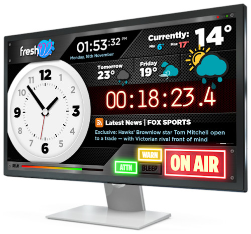 Screenabl - Modern HD Animated Studio Clock - Image 1