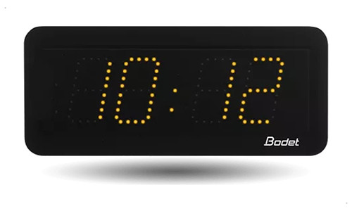 Bodet Style II 7 - HH:MM, 7cm, NTP, PoE, Yellow LEDs - Image 1