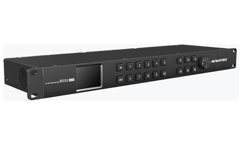AVMATRIX MSS1611-S 1RU 3G-SDI Seamless 16Ã—16 Matrix Switcher - Image 1