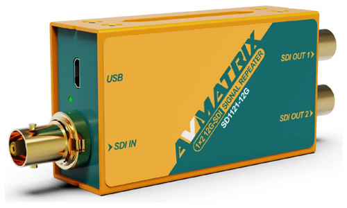AVMatrix SD1121-12G - 1:2 12G-SDI Signal Repeater - Image 1