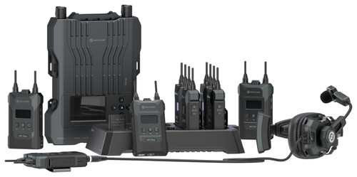 Hollyland Solidcom M1 Pro Wireless Intercom System - 8 Beltpacks & Single-Ear Headsets - Image 1