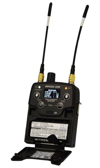 Wisycom MPR50-IEM - Wideband True Diversity IEM Receiver (WSY-MPR50-IEM) - Image 1