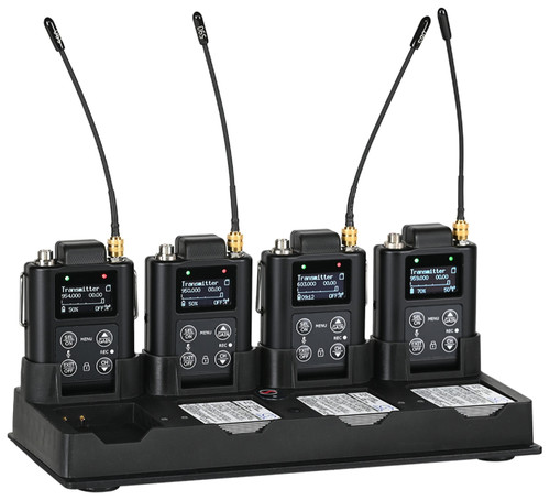 Wisycom LBC61 - Multiple battery charger - 4x slots for MTP61 XL + 4x slots for XL batteries (WSY-LBC61XL) - Image 1