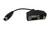 Lumens DC-A16 RS-232 and Composite Video to Mini DIN Adapter Cable for Select Document Cameras - Image 1