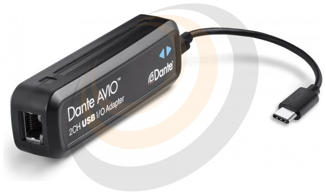 Audinate Dante AVIO USBC IO Adapter 2x2 - Image 1