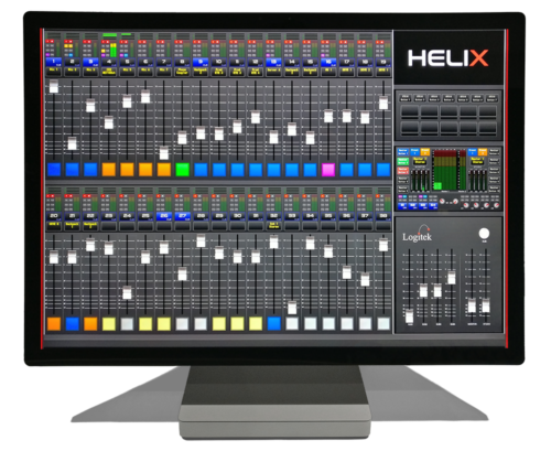 Logitek Audio Helix TV Surface Studio control surface