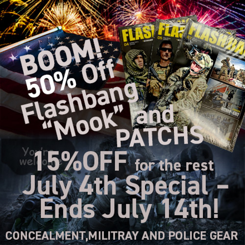 Independence Day Tactical Gear Sale – Up to 50% Off Patches, Flashbang Magazine, and More, happy 4TH JULY!