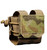 Utility Counter Pouch with elastic design and Velcro panel, shown on white background