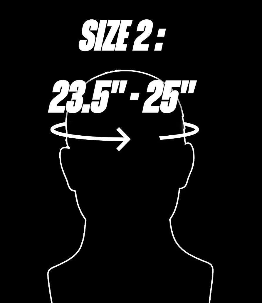 size on head