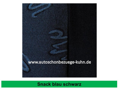 Snack blau-schwarz