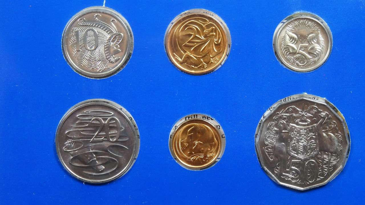 1984 Royal Australian Mint Perfect Insert Unc Coin Set