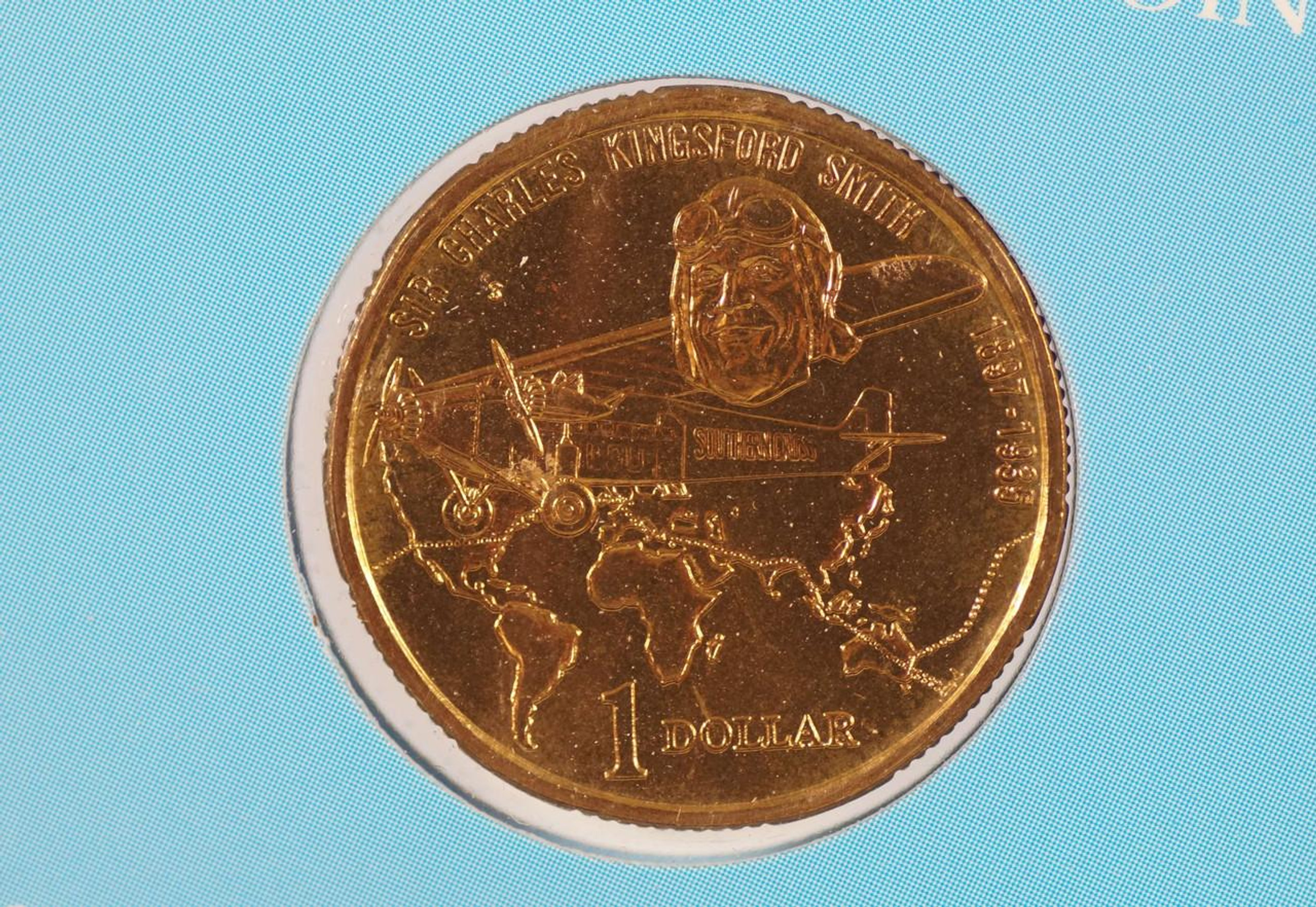 1997 1 Unc S Mint Mark Coin Sir Charles Kingsford Smith