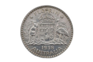 1938 Florin George VI in Extremely Fine Condition