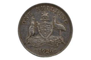 1926 Shilling George V in Almost Extremely Fine Condition