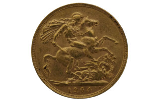 Great Britain 1904 Gold Full Sovereign in Very Fine Condition