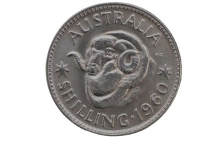 1960 Shilling Elizabeth II in Uncirculated Condition