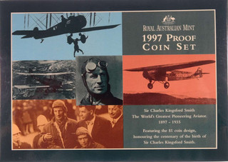 1997 Proof Coin Set Sir Charles Kingsford Smith