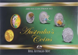 2004 Six Coin Proof Set Australia's Coins Come Alive