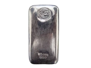 Perth Mint 10oz 999 Silver Cast Bullion Bar