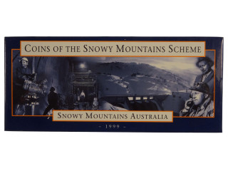 Coins of The Snowy Mountains Scheme Snowy Mountains Australia 1999