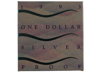 1993 One Dollar Silver Proof Coin Landcare