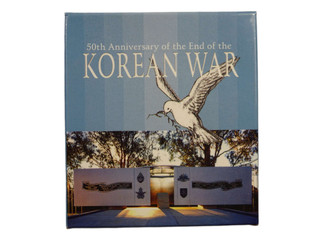 2003 50th Anniversary End of Korean War $1 Fine Silver Proof Coin