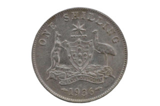 1936 Shilling George V in Almost Extremely Fine Condition