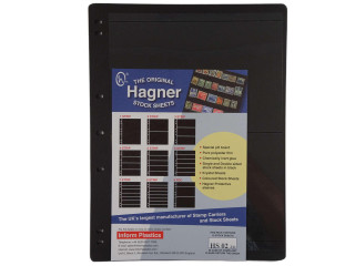 Hagner Stock Sheets Single Sided 2 Strip Packet of 10 Pages