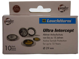 29 mm Lighthouse Ultra Intercept Coin Capsules Pack of 10