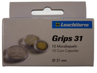 31 mm Lighthouse Coin Capsules Pack of 10