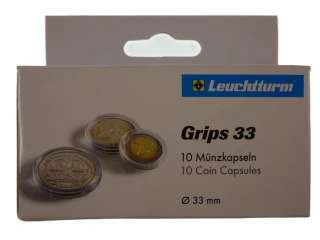 33 mm Lighthouse Coin Capsules Pack of 10