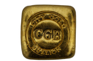 City Gold Bullion 1oz 9999 Fine Gold Cast Bullion Bar